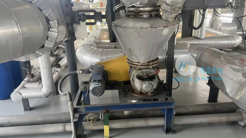 Solución de transporte neumático con polvo de aluminio