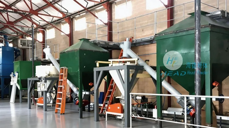 Solución de transporte neumático para gránulos de xilóil