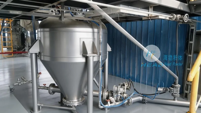 Solución de transporte neumático con sílice nano