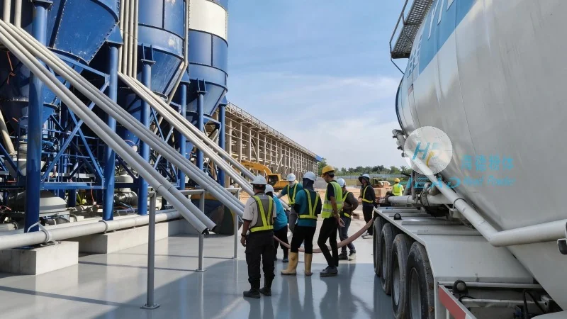 Sistema de transporte neumático de carbono negro en horno