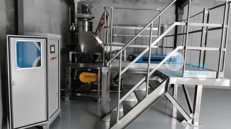 Ingeniería de transporte neumático sin fugas completa y encerrada para polvo de litio en Essen, Alemania Ingeniería de transporte neumático sin fugas completa y encerrada para polvo de litio en Essen, Alemania
