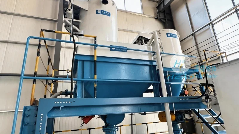Ejemplo de ingeniería de transporte neumático completamente automático para el llenado de masterbatch en Gdansk, Polonia Ejemplo de ingeniería de transporte neumático completamente automático para el llenado de masterbatch en Gdansk, Polonia