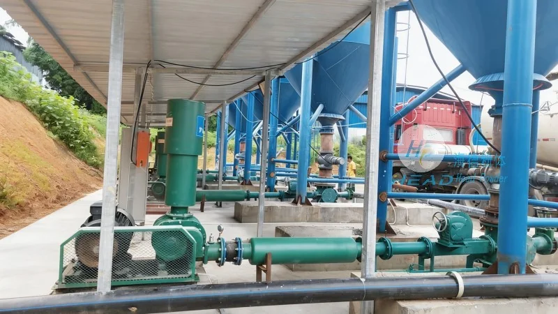 Sistema de transporte neumático para gránulos de urea