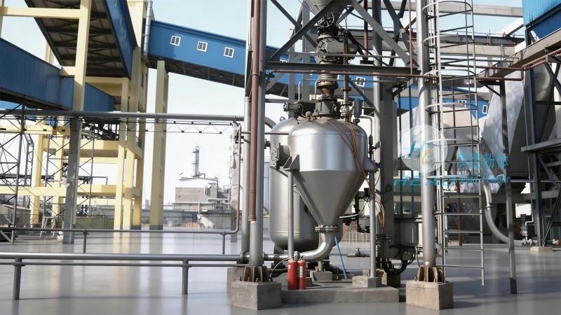 Solución de transporte neumático para polvo de xilitol