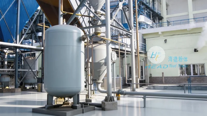 Sistema de transporte neumático para materiales farmacéuticos de dióxido de silicio